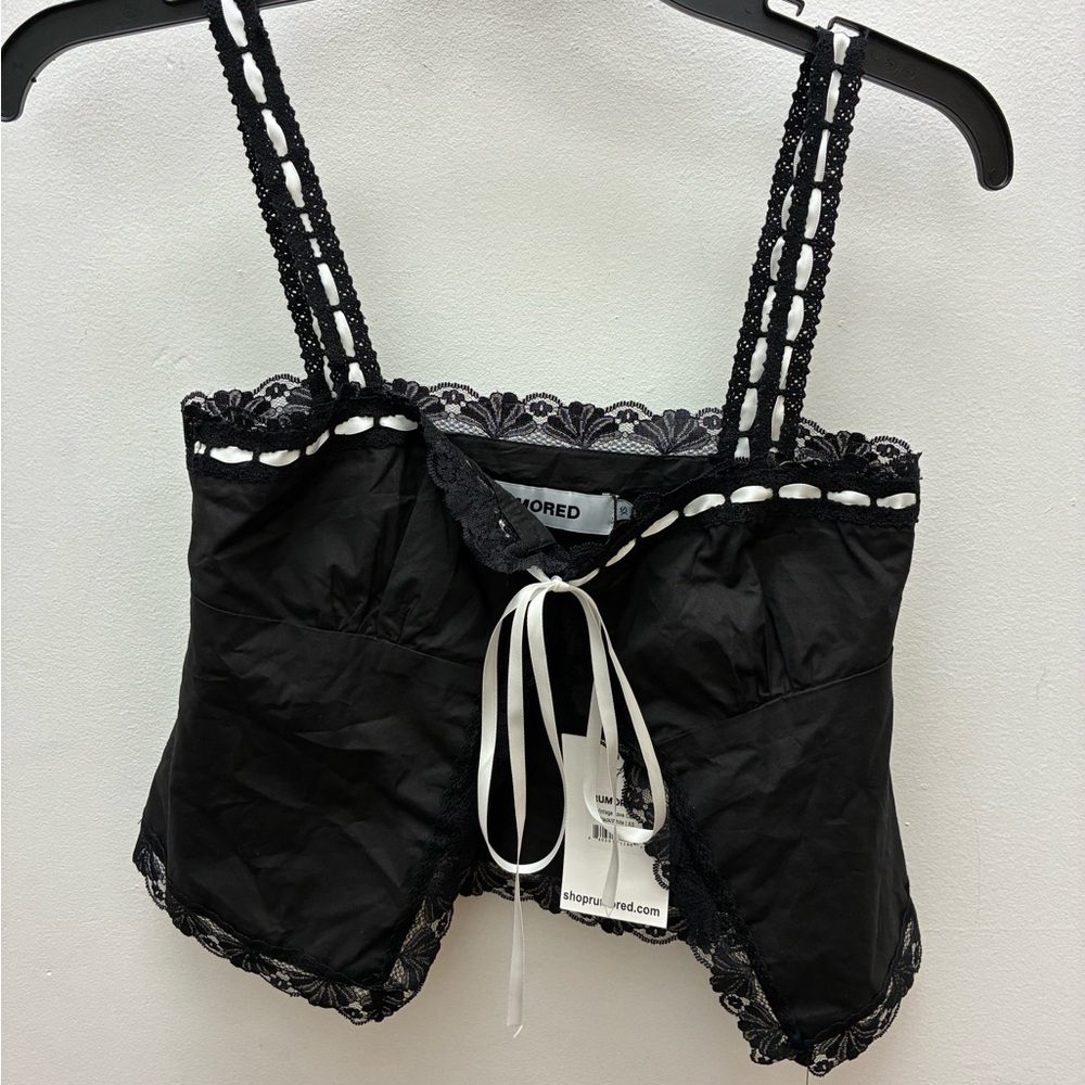 Rumored Vintage Love Cami Black/White top